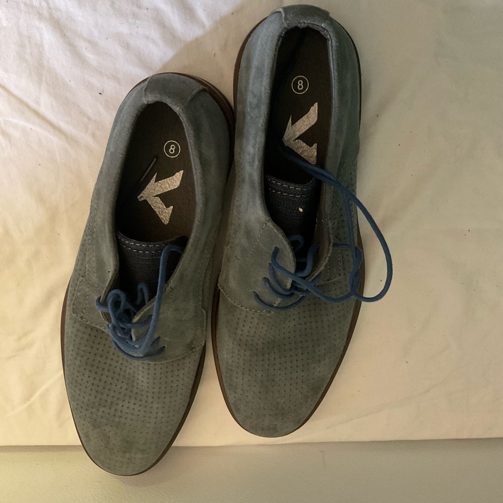 Men's Gray Suede Shoes